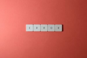 error interrupts normal operation guidance